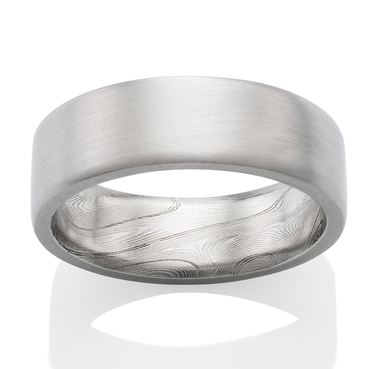Damascus Stainless Steel Ring