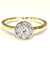 18k Yellow Gold Pave' Diamond Ring