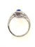 18k White Gold Sapphire and Diamond Ring