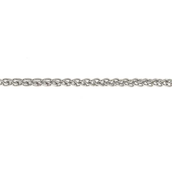 14k White Gold 20" 1.3mm Wheat Chain