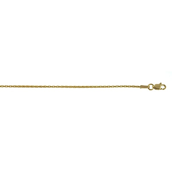 14k Yellow Gold 18" 1.3mm Wheat Chain