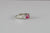 14k White Gold Pink Spinel and Diamond Ring