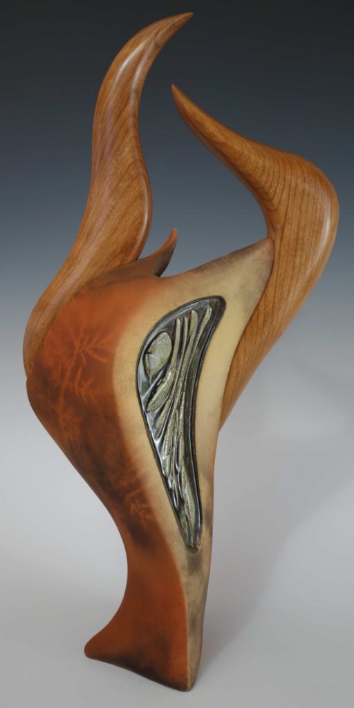 Ceramic & Wood Sculpture
