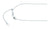 14k White Gold 22" 0.9mm Adjustable Wheat Chain