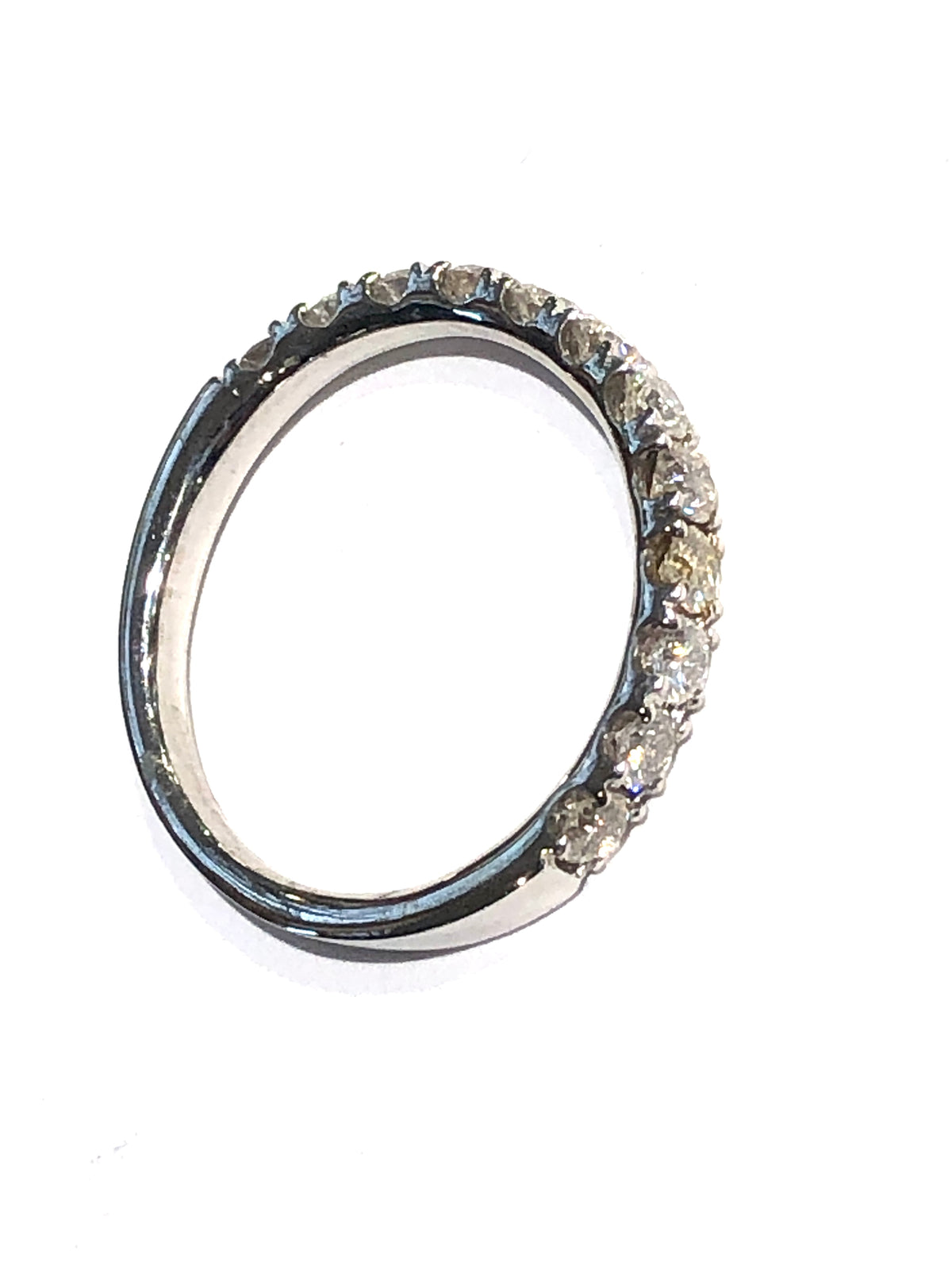 14k White Gold .35ct Diamond Anniversary Band