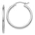 14k White Gold Hoop Earrings