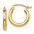 14k Yellow Gold Hoop Earrings