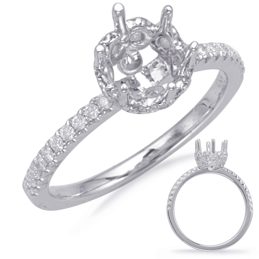 14k White Gold Mounting