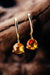 14k Yellow Gold Citrine Earrings