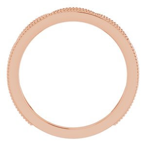 14k Rose Gold Stackable Ring