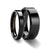 Black Tungsten Wedding Ring with Beveled Edges