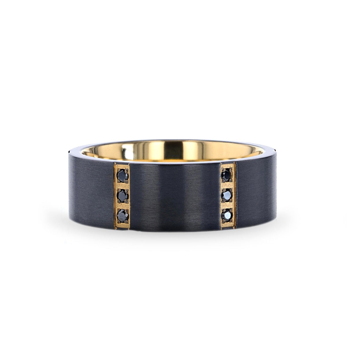 Titanium Black Diamond Band